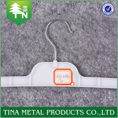 Wholesale price good service cute useful display plastic clip mens pants hangers