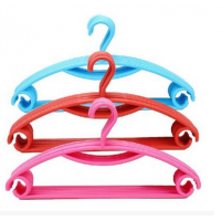 wholesale cute children plastic coat hanger with hook ph006